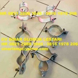 Klem Ornamen Tiang PJU Model Optic dan Standart Umum